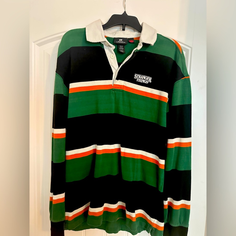 H&M “Stranger Things” long sleeve Polo Size XS